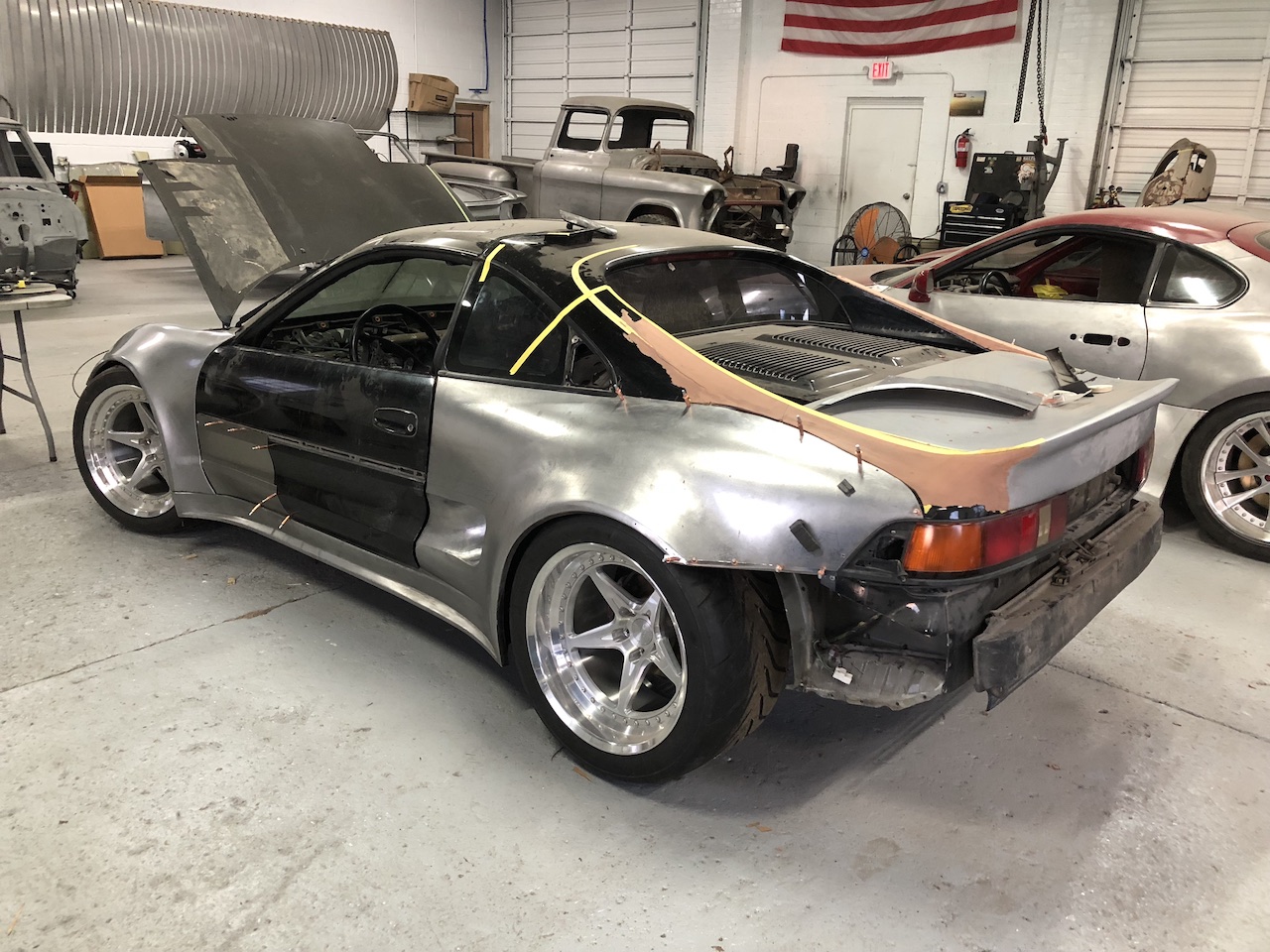 1992 Toyota MR2 Wide Body Design and Build.